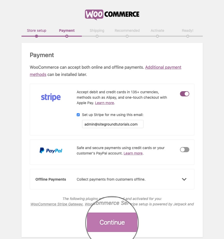 Payment Configuration