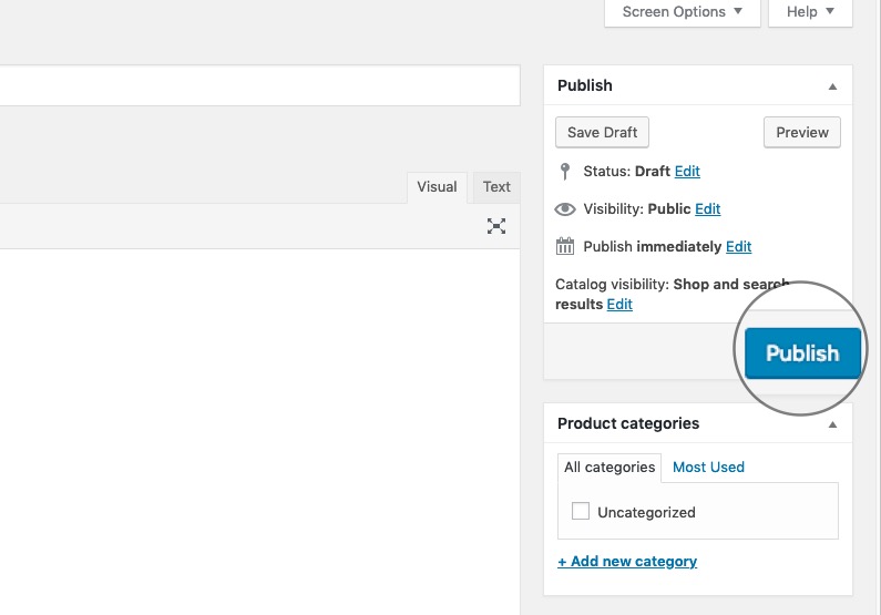 Publish Product
